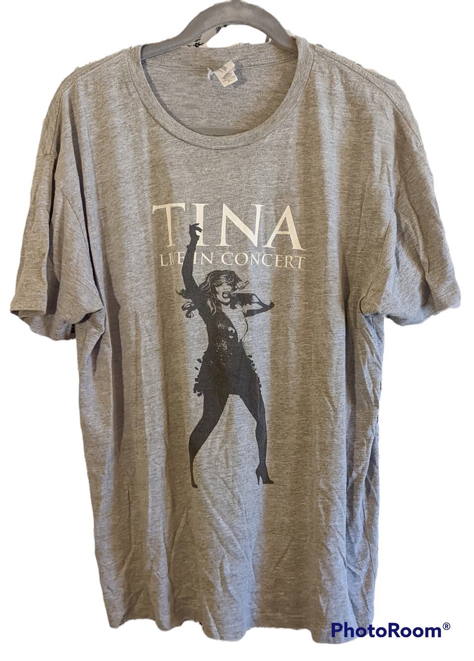 VTG Tina Turner Live In Concert Tour Tee Tshirt Soul Music Singer Licensed XL